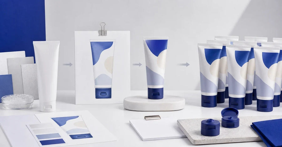 Custom cosmetic tube sampling and production lead time