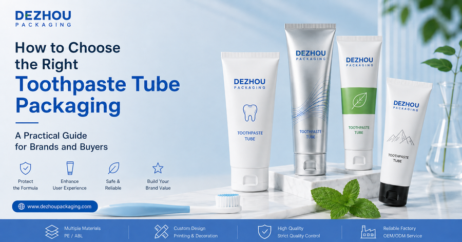 Toothpaste tube packaging guide by DEZHOU Packaging