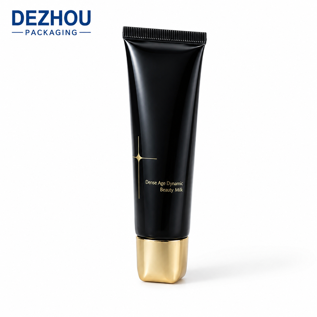 Flat PE Cosmetic Tube with Electroplated Cap