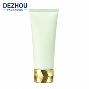 Custom PE Facial Cleanser Squeeze Tube with Unique Cap for Skincare Packaging