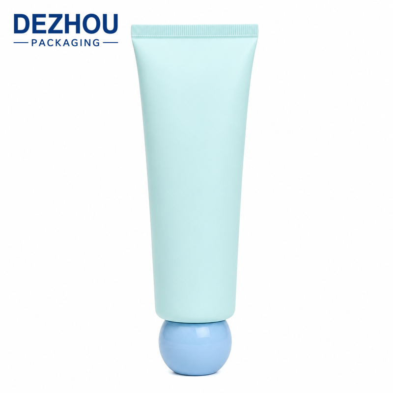 PE Cosmetic Tube with Unique Cap for Skincare Packaging