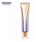 30ml PE eye cream tube with acrylic cap front view