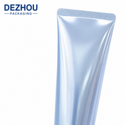 Custom Metallic ABL Cosmetic Tube with Acrylic Cap for Premium Skincare Packaging