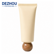 Custom PE Body Lotion Tube with Abacus-Shaped Cap for Body Care Packaging