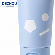 Custom Blue Flip-Top PE Tube for Facial Cleanser Packaging