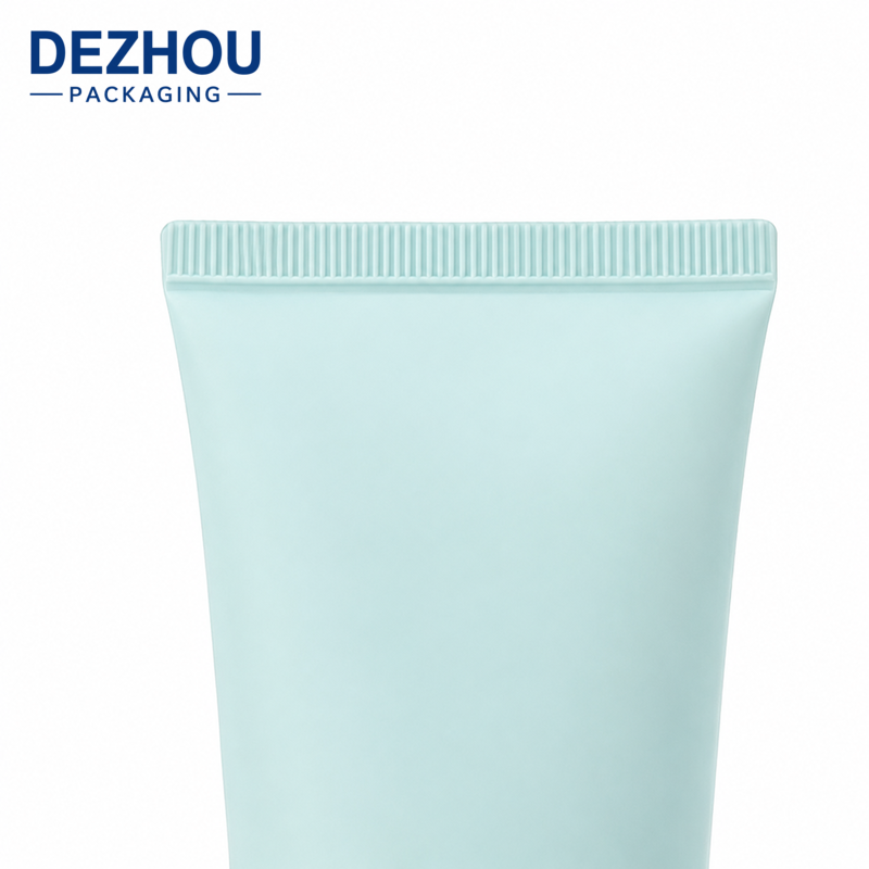 PE Cosmetic Tube with Unique Cap for Skincare Packaging