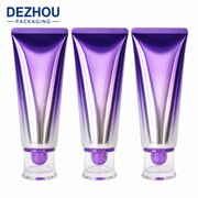 Custom High Gloss ABL Slim Waist Tube with Acrylic Cap for Skincare Packaging
