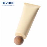 Custom PE Body Lotion Tube with Abacus-Shaped Cap for Body Care Packaging