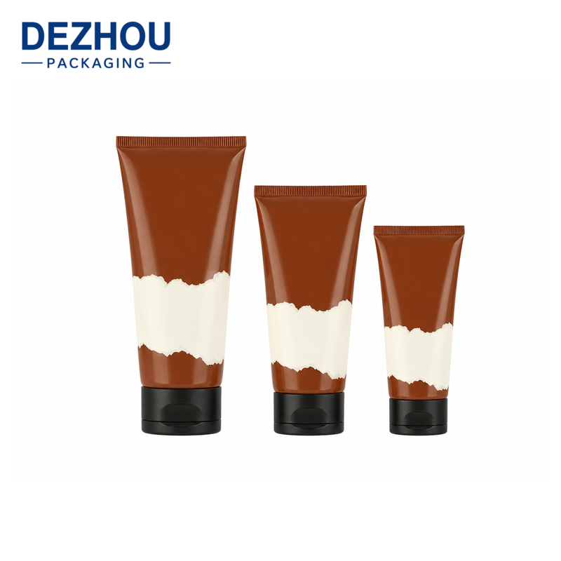 Custom printed ABL skincare squeeze tube profile
