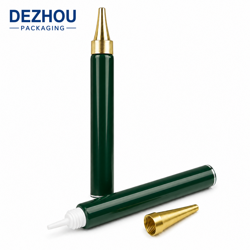 Slim ABL Eye Cream Tube with Electroplated Cap for Skincare Packaging