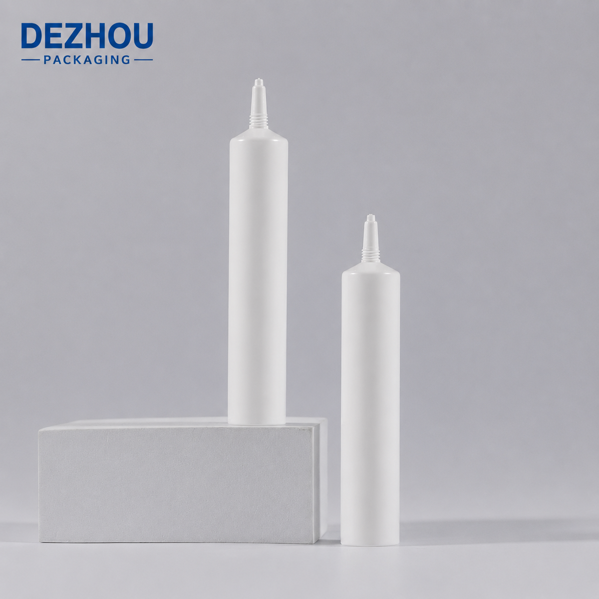 Custom Small PE Squeeze Tube with Precision Nozzle Tip for Skincare Packaging