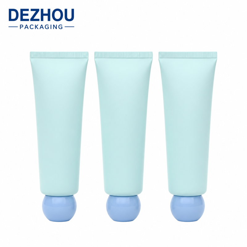 PE Cosmetic Tube with Unique Cap for Skincare Packaging