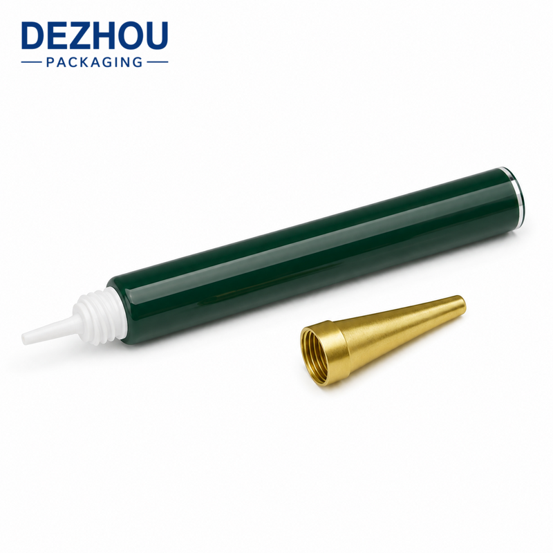 Slim ABL Eye Cream Tube with Electroplated Cap for Skincare Packaging