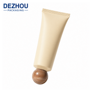 Custom PE Body Lotion Tube with Abacus-Shaped Cap for Body Care Packaging