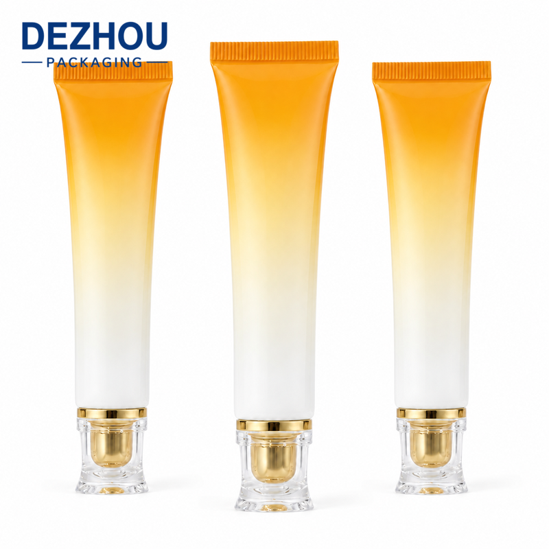 Custom ABL Precision Tip Squeeze Tube with Acrylic Cap for Skincare Packaging