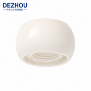 PE skincare tube with unique round cap