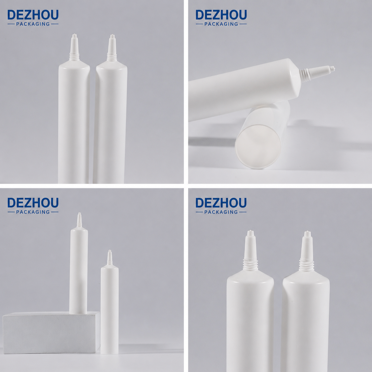 Custom Small PE Squeeze Tube with Precision Nozzle Tip for Skincare Packaging