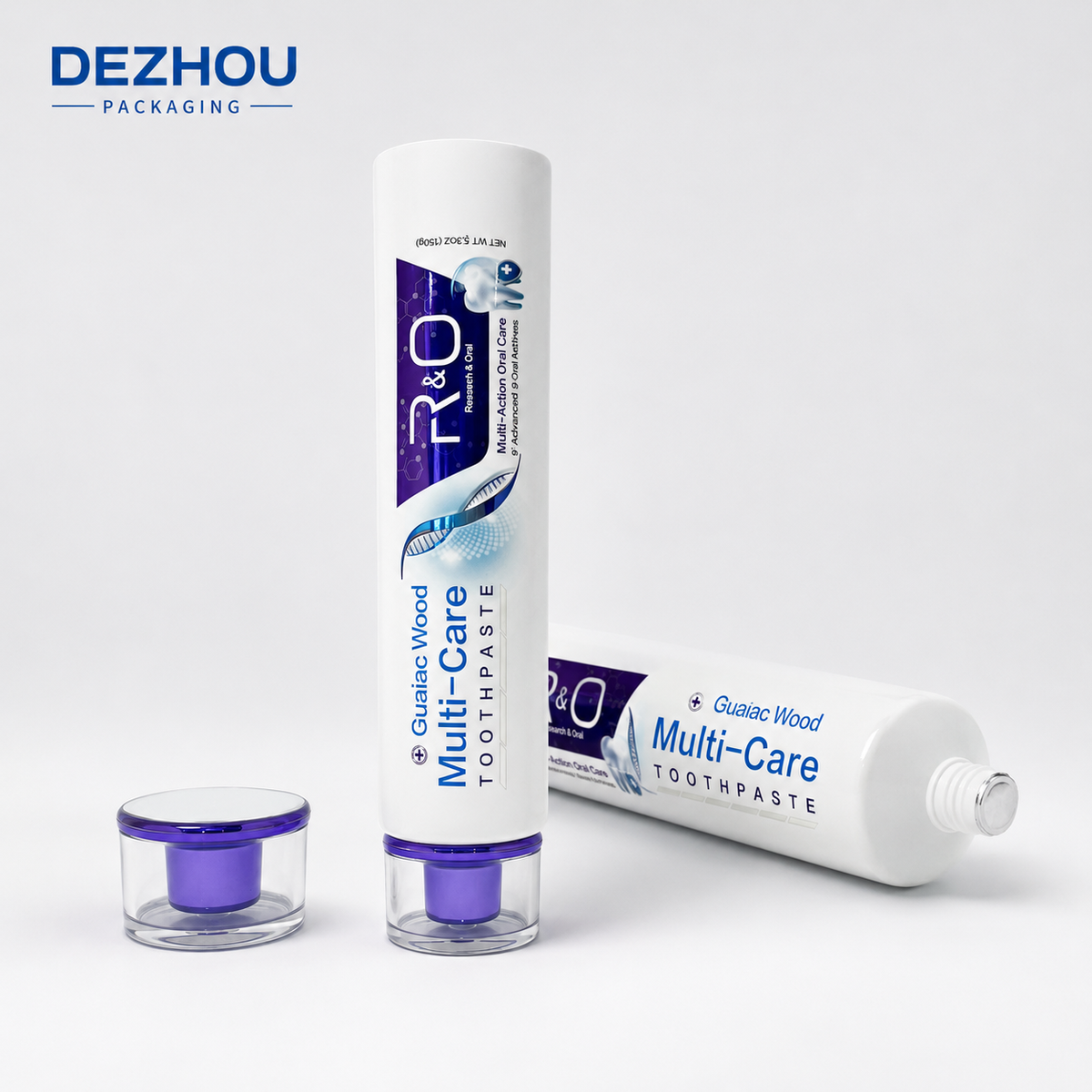 Premium ABL laminated toothpaste tube with acrylic cap