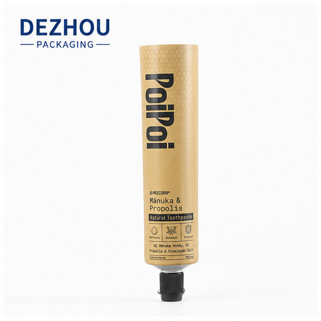 ABL toothpaste tube with twist flip-top cap