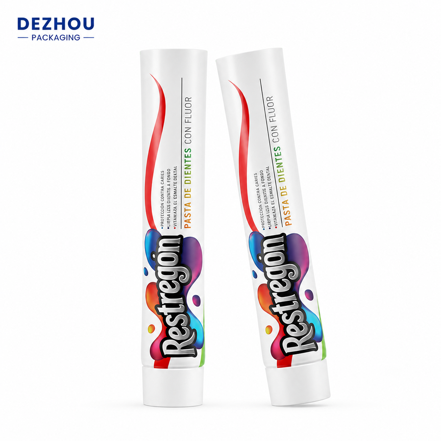 White ABL laminated tube for toothpaste packaging