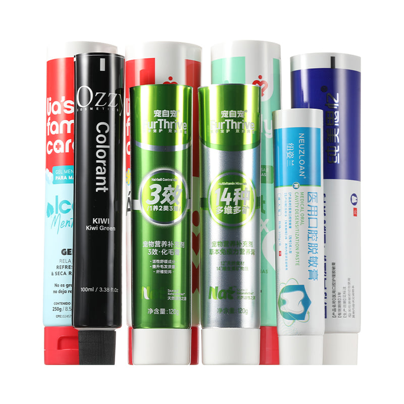 Custom cosmetic tube collection