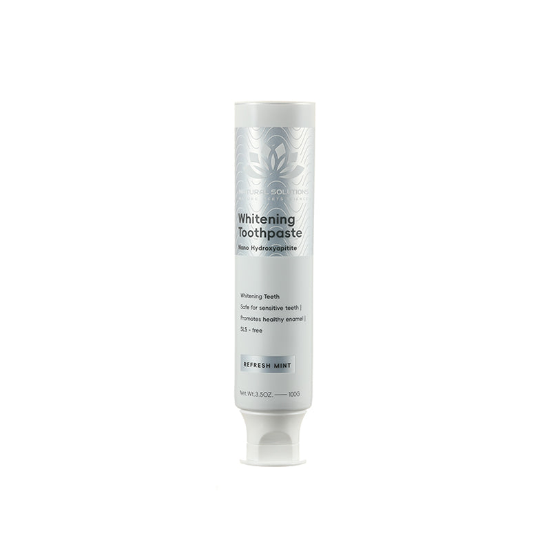 Whitening toothpaste tube