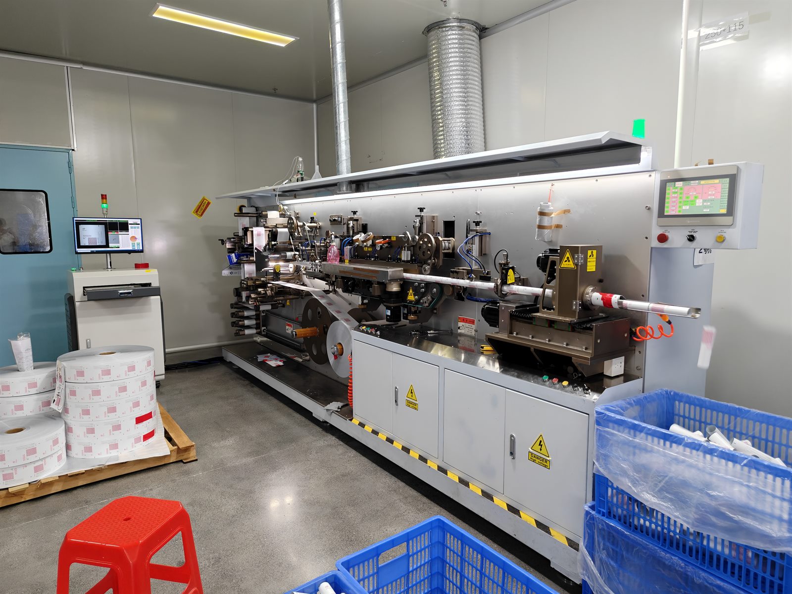 Cosmetic tube extrusion process